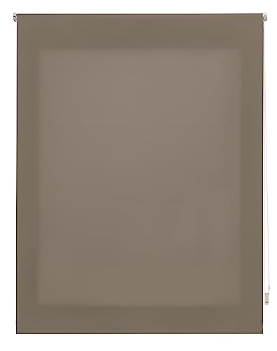 Decorblind Rollo, lichtdurchlässig, glatt, Maße des Rollos: 160 x 175 x 175 cm (B x L), einfarbig, 157 x 170 cm, lichtdurchlässig, Taupe, einfache Installation an Wand oder Decke Decorblind Rollo, lichtdurchlässig, glatt, Maße des Rollos: 160 x 175 x 175 cm (B x L), einfarbig, 157 x 170 cm, lichtdurchlässig, Taupe, einfache Installation an Wand oder Decke von Decorblind