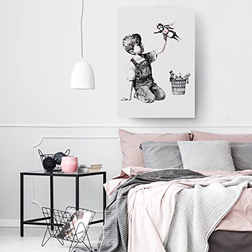 Banksy Game Changer Superheld Krankenschwester Poster – Krankenhaus großes Kunstwerk Dekor Druck – Spiel Kind Gesundheit Arbeiter Wand Kunst Geschenk von Decords