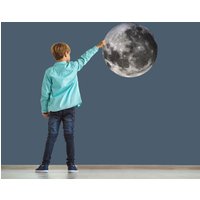 Vollmond Wandtattoo - Mond Back Phase Aufkleber Großes Weltraum Dekor Vinyl Wandbild Für Kinderzimmer Und Schlafzimmer von DecordsTM