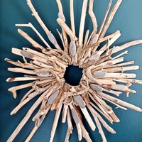 Sonne - Kranz Aus Treibholz von DecorelaDesigns