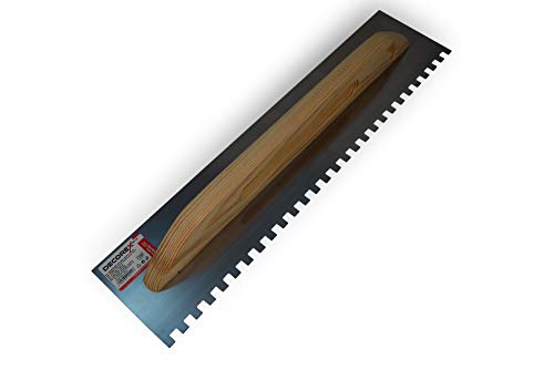 Schweizer Aufziehplatte Zahnkelle 10x10mm - 550x130 Traufel Abzieher von BSWolf