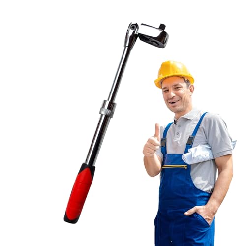 Ausziehbare Ratsche, Teleskop-Ratschenschlüssel, Zwei-Wege-Schraubenschlüssel – 1/2, 3/8, 1/4 verlängerte Hülsen-Steckschlüssel für mechanische Wartung Ausziehbare Ratsche, Teleskop-Ratschenschlüssel, Zwei-Wege-Schraubenschlüssel – 1/2, 3/8, 1/4 verlängerte Hülsen-Steckschlüssel für mechanische Wartung von Decorhome