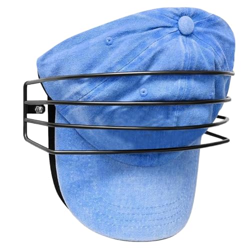 Baseball-Hutablage für die Wand, Wandschrank, Baseballkappen, Metallhutaufbewahrung, große Kapazität, platzsparend, Hutablage für Schlafzimmer, Wohnzimmer Baseball-Hutablage für die Wand, Wandschrank, Baseballkappen, Metallhutaufbewahrung, große Kapazität, platzsparend, Hutablage für Schlafzimmer, Wohnzimmer von Decorhome