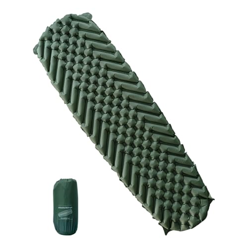Camping Luftmatratze - Auto Luftmatratze | Outdoor Aufblasbare Bettmatratze | Reise Luftmatratze | Bequeme Selbstaufblasende Isomatte zum Wandern | Tragbare Camping Isomatte von Decorhome