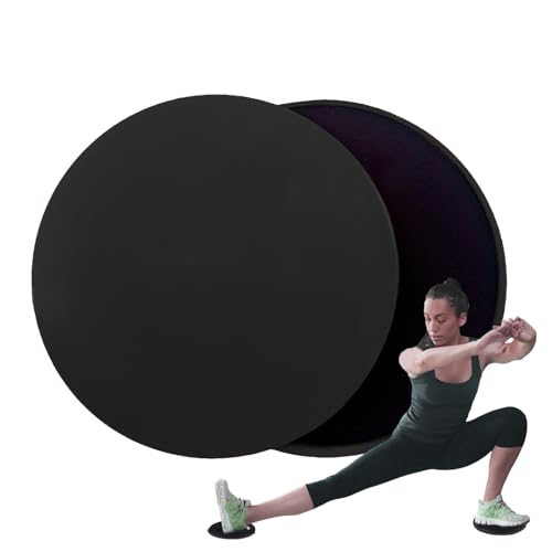 Core Slider, Pilates Slider, doppelseitige Gleitscheiben für Übungen, 2 Stück Bodengleiter für Kraftrutschen, Core-Workouts auf Teppich- oder Hartholzböden, Pilates-Gleitplatte, Yoga-Fußlaufband von Decorhome