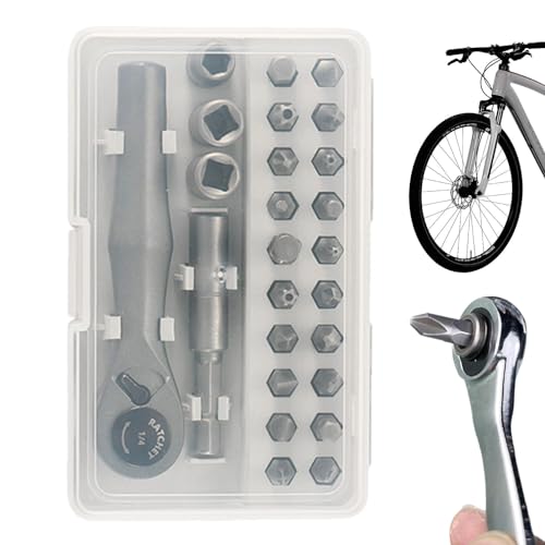 Decorhome Präzisions-Ratschen-Schraubendreher-Set | 25-in-1 Nuss-Schraubendreher in Industriequalität | Präzisions-Schraubendreher Reparaturwerkzeug für Autoreparatur, Heimwerker von Decorhome