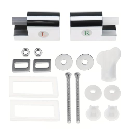 Decorhome WC-Sitz-Scharniere – verstärkte WC-Deckelsitz-Scharniere, WC-Deckelscharnier, einfach zu installieren, WC-Sitzbeschläge, WC-Sitz-Teile für Zuhause, Hotel Decorhome WC-Sitz-Scharniere – verstärkte WC-Deckelsitz-Scharniere, WC-Deckelscharnier, einfach zu installieren, WC-Sitzbeschläge, WC-Sitz-Teile für Zuhause, Hotel von Decorhome