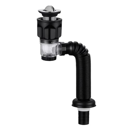 Flexibles Abflussrohr – Küchenspüle Ablaufschlauch | Anti-Verstopfungs-Stopper Spülbecken-Ablauflösung | Erweiterbares flexibles Rohr Waschbecken Ablaufschlauch | Horizontale Reihe Komplettes Flexibles Abflussrohr – Küchenspüle Ablaufschlauch | Anti-Verstopfungs-Stopper Spülbecken-Ablauflösung | Erweiterbares flexibles Rohr Waschbecken Ablaufschlauch | Horizontale Reihe Komplettes von Decorhome