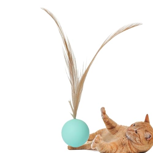 Gummiball für Katzen, interaktiver Katzenspielzeugball, bissfest, für kleine Tiere und Welpen Gummiball für Katzen, interaktiver Katzenspielzeugball, bissfest, für kleine Tiere und Welpen von Decorhome