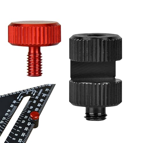 Hohe Treppenlehre – 2 Treppenlehre zum Einrahmen von Vierkant | Rahmen-Layout-Werkzeug für Treppenlayout | Aluminiumlegierung Treppenwangen Layout-Werkzeug | rechtwinkliges Lineal Hilfsklemme von Decorhome