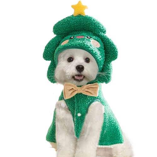 Hunde-Weihnachtsumhang – Haustier-Cosplay- – Winter, warmes Haustier-Cosplay-, Katzen-/Hunde-Weihnachtsumhang mit niedlichem Cartoon-Hut, gemütlich für Katzen und Welpen Hunde-Weihnachtsumhang – Haustier-Cosplay- – Winter, warmes Haustier-Cosplay-, Katzen-/Hunde-Weihnachtsumhang mit niedlichem Cartoon-Hut, gemütlich für Katzen und Welpen von Decorhome