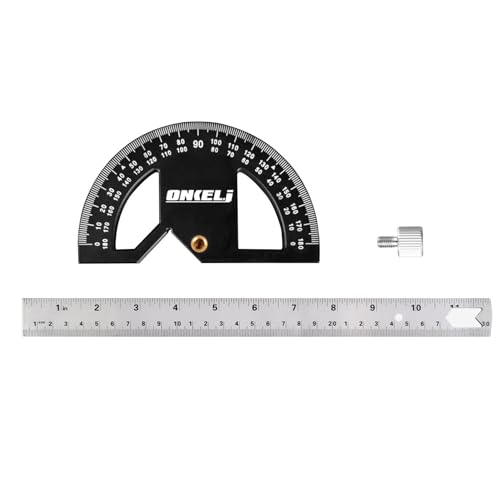 Kantenlineal für Holzbearbeitung, Präzisionswinkelmesser, Zoll- und metrisches Anreißwerkzeug, 180-Grad-Messwerkzeuge, Markierungslineal für -Layout und Messung Kantenlineal für Holzbearbeitung, Präzisionswinkelmesser, Zoll- und metrisches Anreißwerkzeug, 180-Grad-Messwerkzeuge, Markierungslineal für -Layout und Messung von Decorhome