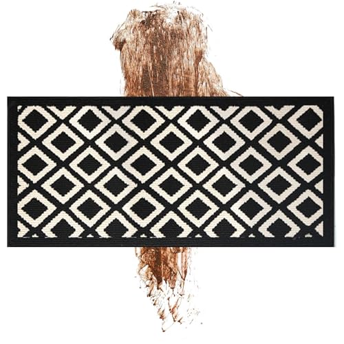 Küchenmatte – waschbare Fußmatte | rutschfeste saugfähige Küchenbodenmatten | wasserdichte, ölbeständige weiche Standmatten für Komfort Sicherheit zu Hause | strapazierfähiger gewebter von Decorhome
