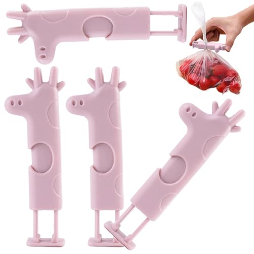 Lebensmittelbeutel-Verschlussclips, Lebensmittel- und Snackbeutel-Klemme – Küchen-Lebensmittel-Aufbewahrungsbeutelklemme, Beuteldichtungsklemme, Obstbrotbeutelklemme für Nüsse, Brot von Decorhome
