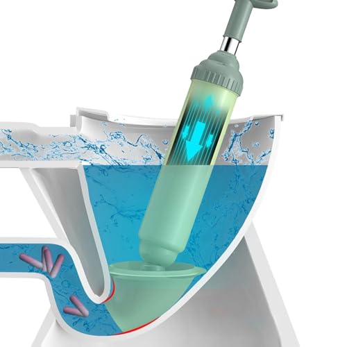 Luftstößel für Toilette, Tauchwerkzeug, WC-Saugglocken-Entferner, Luftablauf-Verstopfungsentferner, Hochdruck-Sanitärwerkzeug für Küche, Spüle, verstopfte Rohre, Badezimmer, Dusche Luftstößel für Toilette, Tauchwerkzeug, WC-Saugglocken-Entferner, Luftablauf-Verstopfungsentferner, Hochdruck-Sanitärwerkzeug für Küche, Spüle, verstopfte Rohre, Badezimmer, Dusche von Decorhome