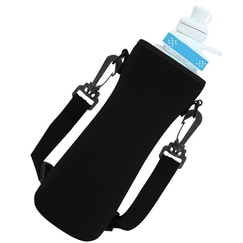Neopren Flaschenhalter - Wasserflaschenhalter Tasche | Tragbarer Neopren Isolierter Wasserflaschenkühler, Isolierter Flaschenhalter, Ergonomische Wasserflasche Tasche Träger für Mädchen von Decorhome