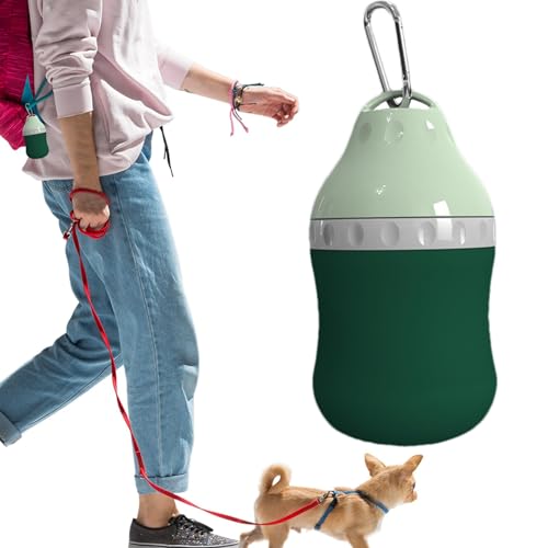 Reise-Wasserflasche für Hunde, Katzen-Reisebecher mit Karabiner, 400 ml, tragbare Hunde-Wasserflasche, Wasserspender, Reisezubehör für Spaziergänge im Freien Reise-Wasserflasche für Hunde, Katzen-Reisebecher mit Karabiner, 400 ml, tragbare Hunde-Wasserflasche, Wasserspender, Reisezubehör für Spaziergänge im Freien von Decorhome