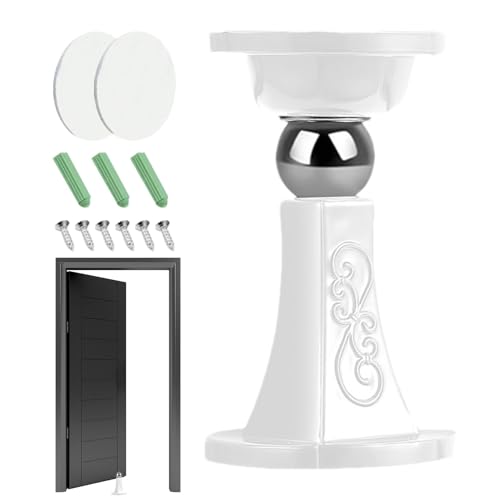 Robuster magnetischer Türhalter – kein Bohren Magnetschloss für einfache Installation | Starker Magnet-Türstopper zum Öffnen von Türen | Silikon-Tür-Wandschutz | praktisches doppelseitiges von Decorhome