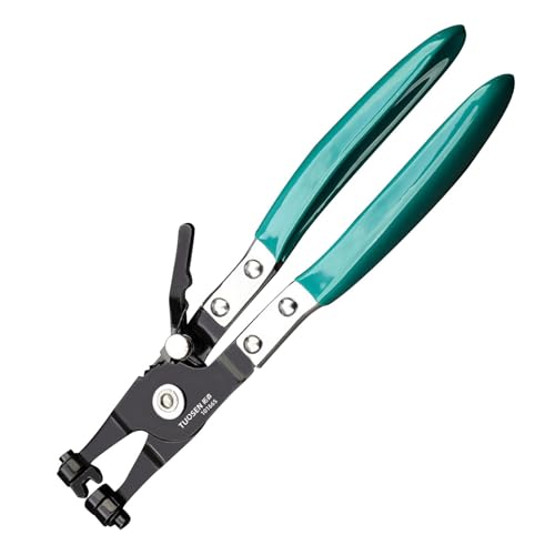 Schlauchklemmenzange – Professionelles Multifunktionswerkzeug für Auto-Schlauchschellen | gerade gebogene Hals-Rohrschellenzange | biegbar für einfache Handhabung von von Decorhome