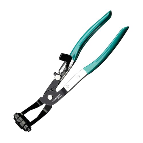 Schlauchklemmenzange – Professionelles Multifunktionswerkzeug für Auto-Schlauchschellen | gerade gebogene Hals-Rohrschellenzange | biegbar für einfache Handhabung von von Decorhome