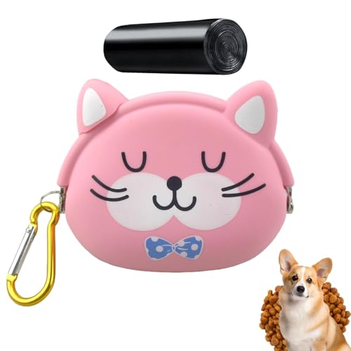 Silikon-Leckerlibeutel für Hunde, Leckerli-Trainingstasche für Haustiere, Leckerli-Tasche für Training, Leckerlis, Haustier-Snackbeutel, Haustierkotbeutelspender von Decorhome