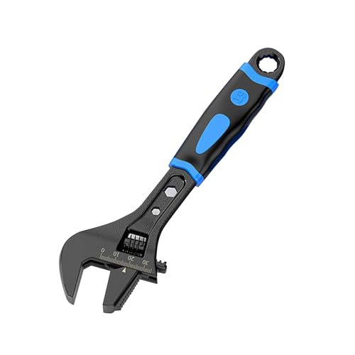 Verstellbarer Handschlüssel, verstellbarer, rutschfester Handschlüssel, Mehrzweck-Handwerkzeug, verschleißfester Schraubenschlüssel für Auto, Industrie von Decorhome