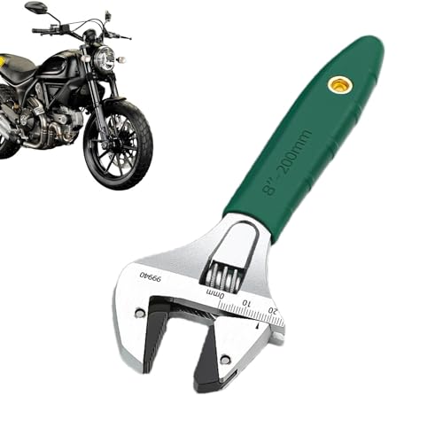 Verstellbarer Metallschlüssel, Skalenmarkierte breite Backenöffnung, Rohrzange, Skalenmarkierung, große Öffnung, Rohrzange, Hartstahl, ergonomischer Griff für Zuhause Verstellbarer Metallschlüssel, Skalenmarkierte breite Backenöffnung, Rohrzange, Skalenmarkierung, große Öffnung, Rohrzange, Hartstahl, ergonomischer Griff für Zuhause von Decorhome