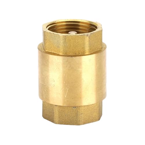 Vertikales Inline-Wasserrückschlagventil - 1-Wege-horizontales Rückschlagventil | massives Messing Rückschlagventil | Feder-Rückschlagventil | Inline-Feder-Rückschlagventil | Messing-Rückschlagventil Vertikales Inline-Wasserrückschlagventil - 1-Wege-horizontales Rückschlagventil | massives Messing Rückschlagventil | Feder-Rückschlagventil | Inline-Feder-Rückschlagventil | Messing-Rückschlagventil von Decorhome