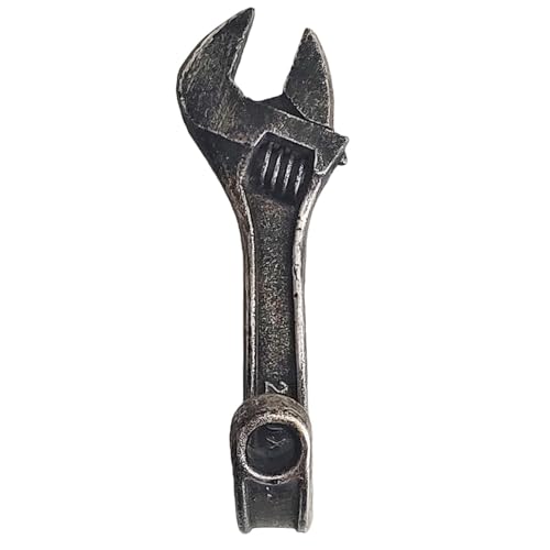 Wandmontierter Kleiderhaken – Schraubenschlüssel, dekorative Hakenleiste für multifunktionale Aufbewahrung, robustes Retro-Design, kreative Imitation, Schraubenschlüssel-Form für von Decorhome