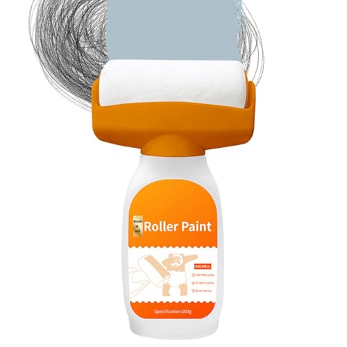 Wandreparatur-Rollbürste – tragbarer 2-in-1 Wandreparatur-Pasten-Pinsel, Rollpinsel, Wandreparaturwerkzeug für große Flächen, kompatibel mit geruchloser Latexfarbe auf von Decorhome