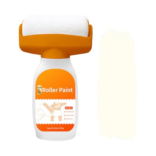 Wandreparatur-Rollbürste – tragbarer 2-in-1 Wandreparatur-Pasten-Pinsel, Rollpinsel, Wandreparaturwerkzeug für große Flächen, kompatibel mit geruchloser Latexfarbe auf von Decorhome