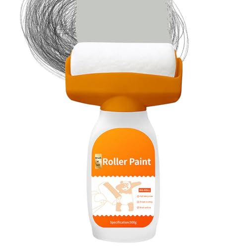 Wandreparatur-Rollbürste – tragbarer 2-in-1 Wandreparatur-Pasten-Pinsel, Rollpinsel, Wandreparaturwerkzeug für große Flächen, kompatibel mit geruchloser Latexfarbe auf von Decorhome