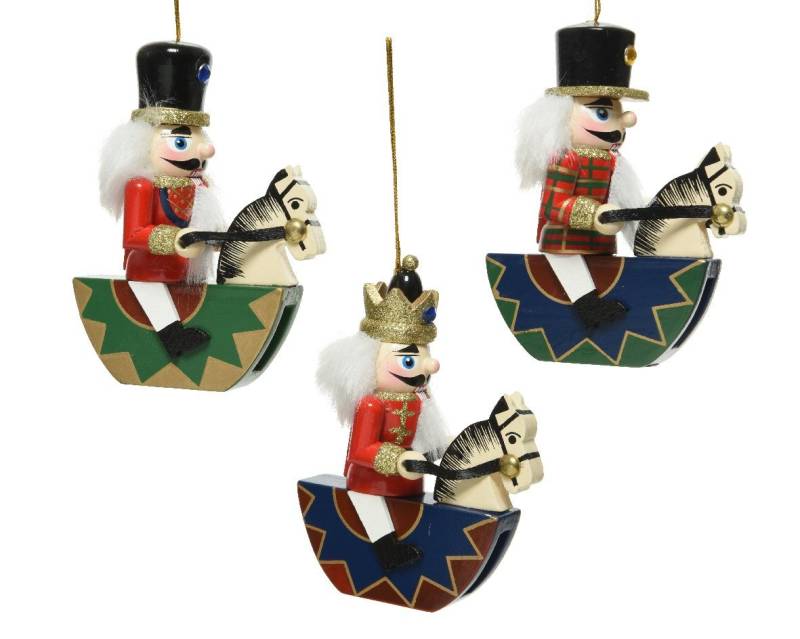 Kaemingk Christbaumschmuck, Christbaumschmuck Nussknacker auf Pferd Holz 10cm bunt 1 Stück sort. Kaemingk Christbaumschmuck, Christbaumschmuck Nussknacker auf Pferd Holz 10cm bunt 1 Stück sort. von Kaemingk