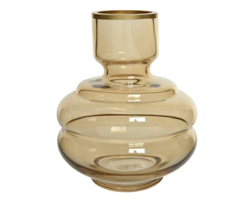 Decoris season decorations Dekovase Vase Glas pfirsich 15,5 x 18 cm (Vasen) von Decoris season decorations
