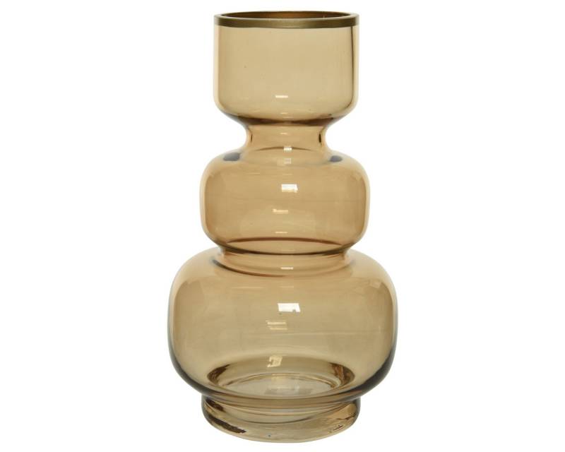 Decoris season decorations Dekovase Vase Glas pfirsich 15,5 x 18 cm (Vasen) von Decoris season decorations