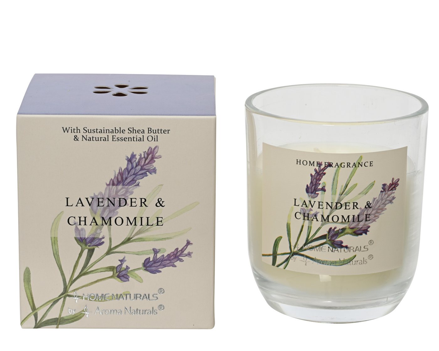 Decoris season decorations Duftkerze, Duftkerze im Glas 9cm Lavendel Kamille Duft Creme Weiß Decoris season decorations Duftkerze, Duftkerze im Glas 9cm Lavendel Kamille Duft Creme Weiß von Decoris season decorations