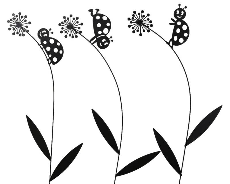 Decoris season decorations Gartenstecker Gartenstecker Blume mit Käfer 32x59cm Metall Schwarz 1 Stück sortiert Decoris season decorations Gartenstecker Gartenstecker Blume mit Käfer 32x59cm Metall Schwarz 1 Stück sortiert von Decoris season decorations
