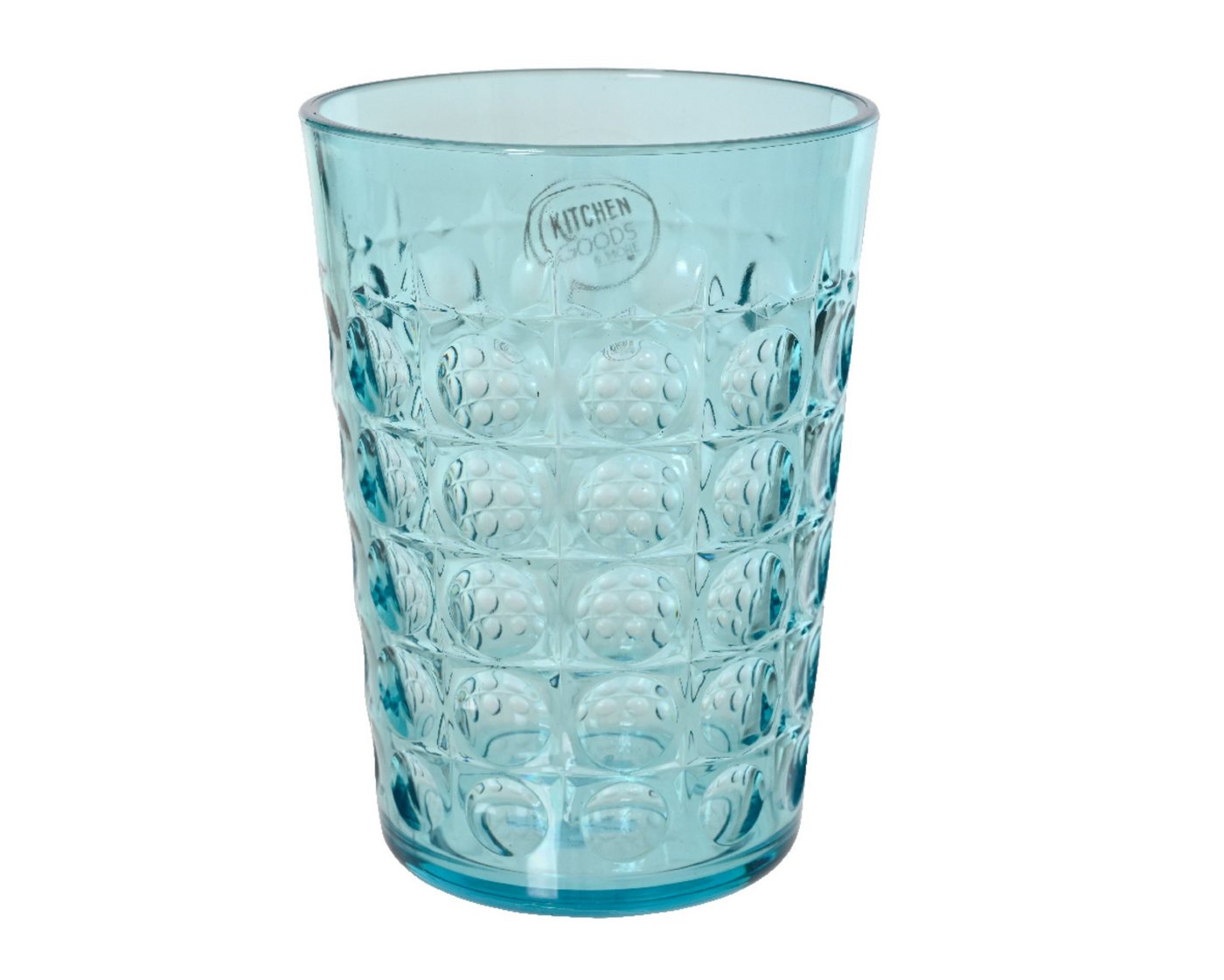 Decoris season decorations Glas, Plastik, Trinkglas 12cm Kunststoff gemustert Transparent / Blau Decoris season decorations Glas, Plastik, Trinkglas 12cm Kunststoff gemustert Transparent / Blau von Decoris season decorations