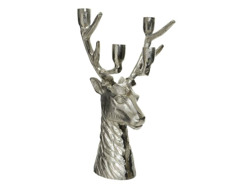 Decoris season decorations Kerzenhalter Kerzenhalter Hirsch silber 20 x 14 x 35 cm Decoris season decorations Kerzenhalter Kerzenhalter Hirsch silber 20 x 14 x 35 cm von Decoris season decorations