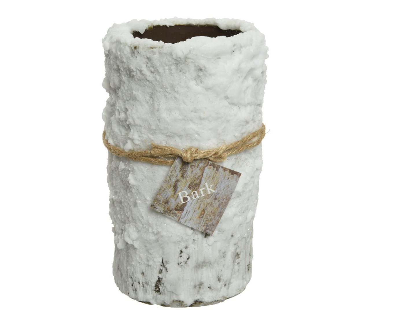 Kaemingk Stumpenkerze, Stumpenkerze gefrorener Baumstamm Wachs 8 x 14cm braun / weiß Kaemingk Stumpenkerze, Stumpenkerze gefrorener Baumstamm Wachs 8 x 14cm braun / weiß von Kaemingk