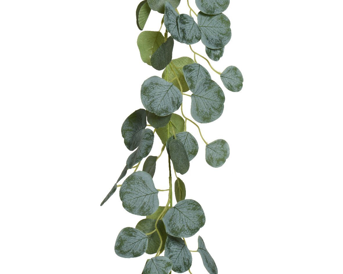 Kunstpflanze, Decoris season decorations, Künstliche Eukalyptus Girlande 15x180cm grün von Decoris season decorations