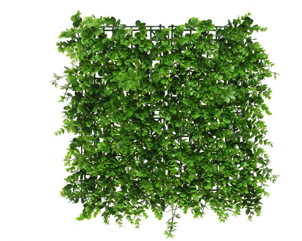 Kunstpflanze, Decoris season decorations, Künstliche Pflanzen Wand Eukalyptus 50x50xm grün von Decoris season decorations
