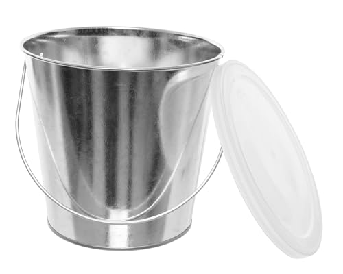 Citronella Kerze 12cm im Metalleimer mit Deckel - Outdoor Duftkerze für Garten Balkon Camping Draußen - große Gartenkerze aus Wachs mit Citronellaöl - Eimerkerze Silber Citronella Kerze 12cm im Metalleimer mit Deckel - Outdoor Duftkerze für Garten Balkon Camping Draußen - große Gartenkerze aus Wachs mit Citronellaöl - Eimerkerze Silber von Decoris