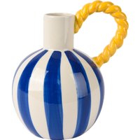 Decoris Krug Blue Stripes, Steingut von Decoris