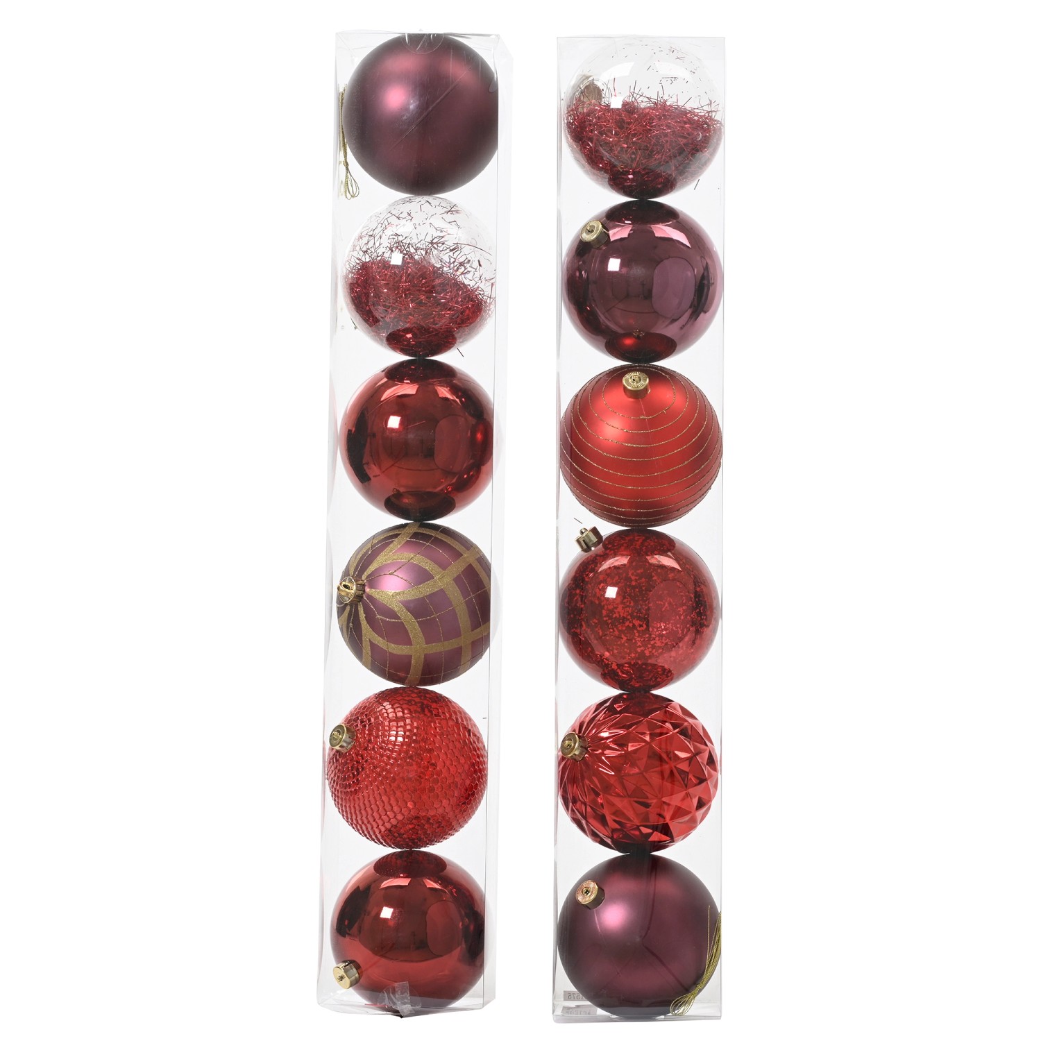 Decoris Weihnachtskugel Kunststoff Ø 15 cm Rot 6 Stück Decoris Weihnachtskugel Kunststoff Ø 15 cm Rot 6 Stück von Decoris