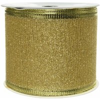 Kaemingk Band Glitter hellgold 270 cm Weihnachtsdeko Kaemingk Band Glitter hellgold 270 cm Weihnachtsdeko von Decoris