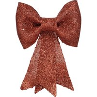 Kaemingk Kunst-Schleife Glitterhänger 1,7 x 31 x 40 cm rot Weihnachtsdeko Kaemingk Kunst-Schleife Glitterhänger 1,7 x 31 x 40 cm rot Weihnachtsdeko von Decoris