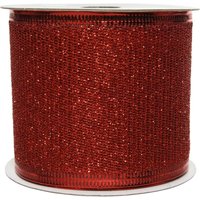 Rote Glitzerschleife 270 x 6,3 cm Rote Glitzerschleife 270 x 6,3 cm von Decoris