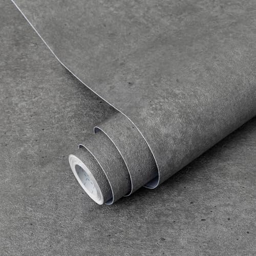 Decoroom Klebefolie Selbstklebende Matt Dunkelgrau 30X300cm Möbelfolie Betonoptik Effekt Wasserdicht Folie für Möbel Küche Schrank Wand Dekorfolie Vinyl Tapete Decoroom Klebefolie Selbstklebende Matt Dunkelgrau 30X300cm Möbelfolie Betonoptik Effekt Wasserdicht Folie für Möbel Küche Schrank Wand Dekorfolie Vinyl Tapete von Decoroom