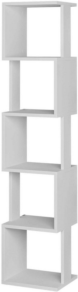 Decortie Bücherregal Piri Bücherregal, Packung, Leichte Montage, Lagerung, Platzsparend von Decortie